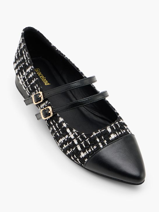Graceland Ballerines noir 177994 2