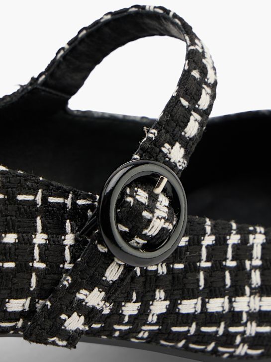 Graceland Escarpins à boucle noir 177995 5