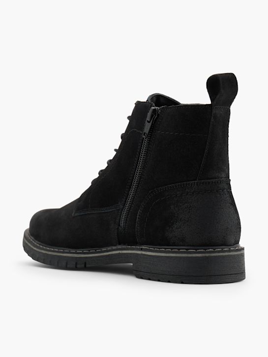 CAFE MODA Schnürboots Schwarz 187446 3