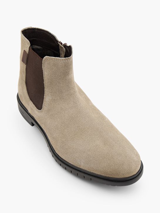 CAFE MODA Chelsea Boots Taupe 187474 2