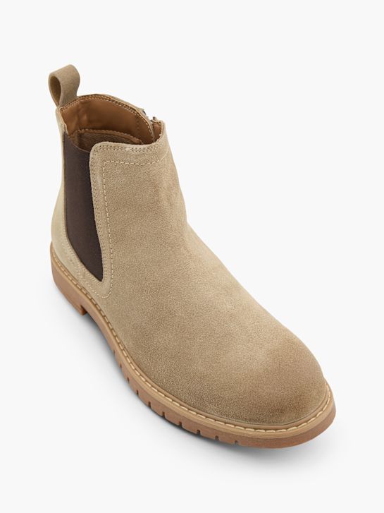 CAFE MODA Chelsea Boots Taupe 187683 2