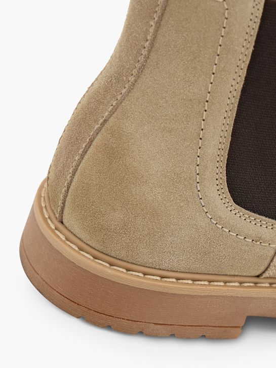CAFE MODA Chelsea Boots Taupe 187683 6