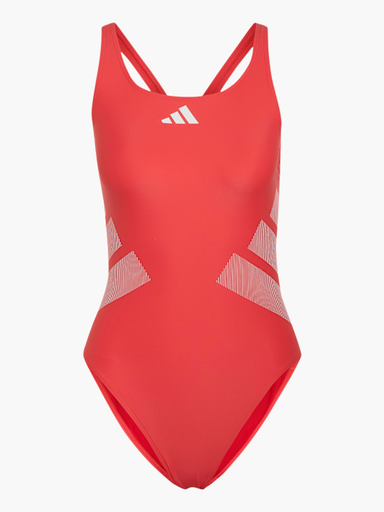 adidas Logo C-Back Badeanzug Rot 168775 1