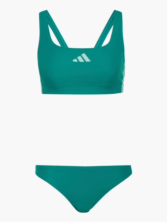 adidas 3-Streifen V-Back Bikini Grün 168839 1