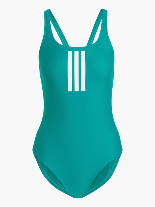 adidas 3-Streifen V-Back Badeanzug Grün 168863 1