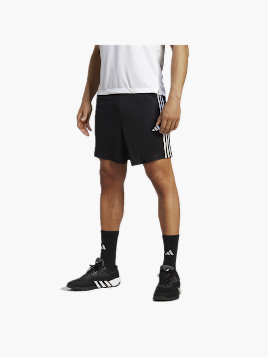 adidas Train Essentials Piqué 3-Streifen Trainingsshorts Schwarz 133010 2
