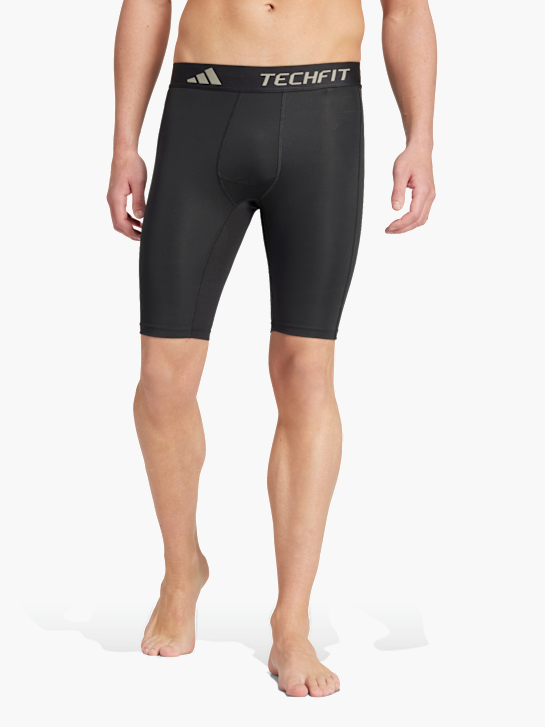 adidas TECHFIT Compression Training Kurze Leggings Schwarz 141392 2
