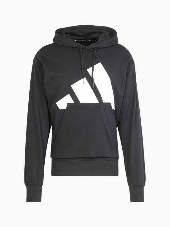 adidas Essentials Big Logo French Terry Hoodie Schwarz 142649 1