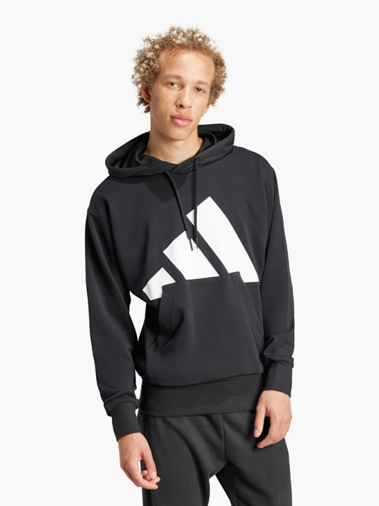 adidas Essentials Big Logo French Terry Hoodie Schwarz 142649 2
