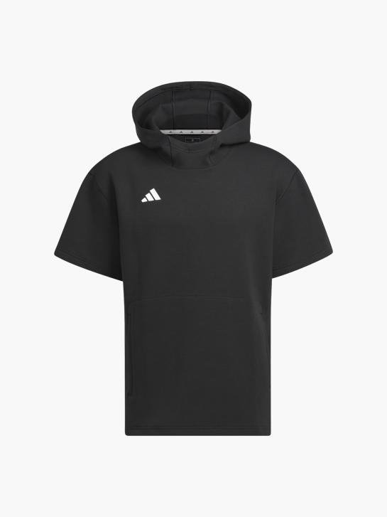 adidas Dugout Short Sleeve Hoodie – Genderneutral Schwarz 156231 1