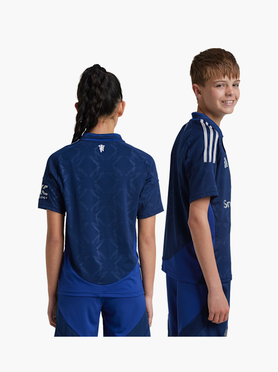 adidas Manchester United 24/25 Kids Auswärtstrikot Blau 141406 4