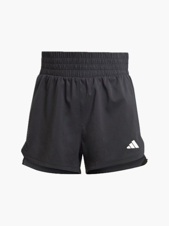 adidas Pacer Training 3-Streifen Woven High-Rise Shorts Schwarz 132123 1