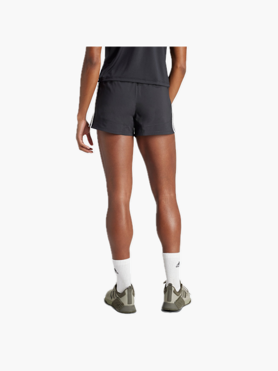 adidas Pacer Training 3-Streifen Woven High-Rise Shorts Schwarz 132123 3