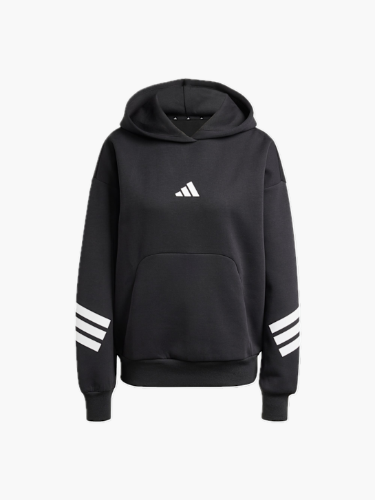 adidas Future Icons 3-Streifen Hoodie Schwarz 132448 1