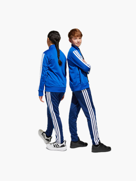 adidas Seasonal Essentials Tiberio 3-Streifen Tricot Kids Trainingsanzug Blau 132210 3