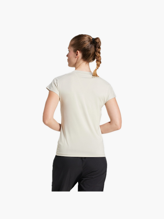 adidas AEROREADY Train Essentials Minimal Branding V-Neck T-Shirt Beige 133701 3