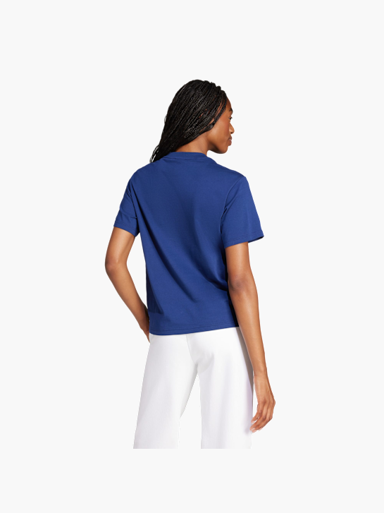 adidas Essentials 3-Streifen Cotton T-Shirt Blau 156472 3