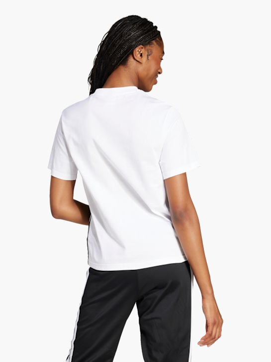 adidas Essentials 3-Streifen Cotton T-Shirt Weiß 142761 3