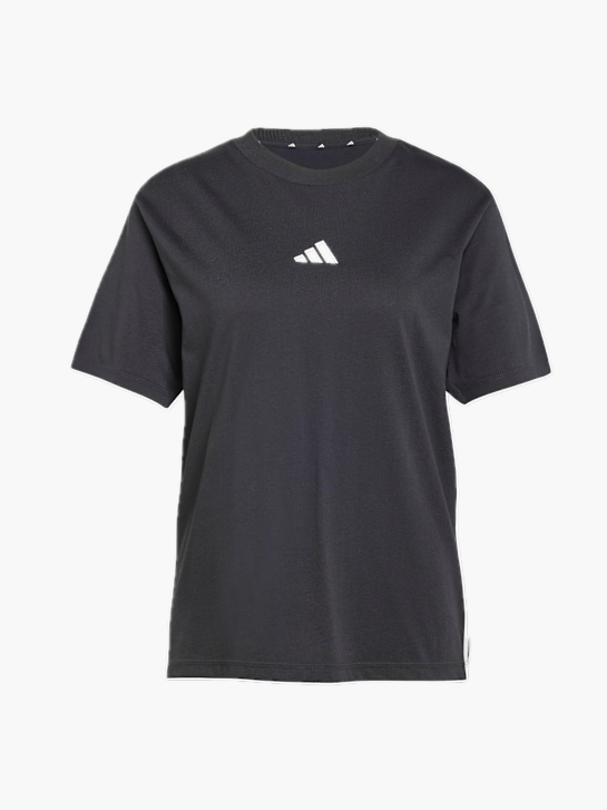 adidas Essentials 3-Streifen Cotton T-Shirt Schwarz 132593 1
