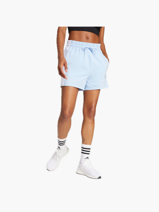 adidas Essentials 3-Streifen Cotton Shorts Blau 132585 2