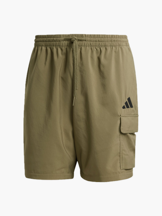 adidas Essentials Small Logo Cargo Chelsea Shorts Grün 132291 1