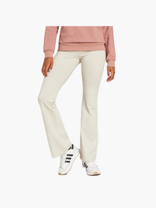 adidas Essentials Small Logo Flared Leggings Beige 132569 2