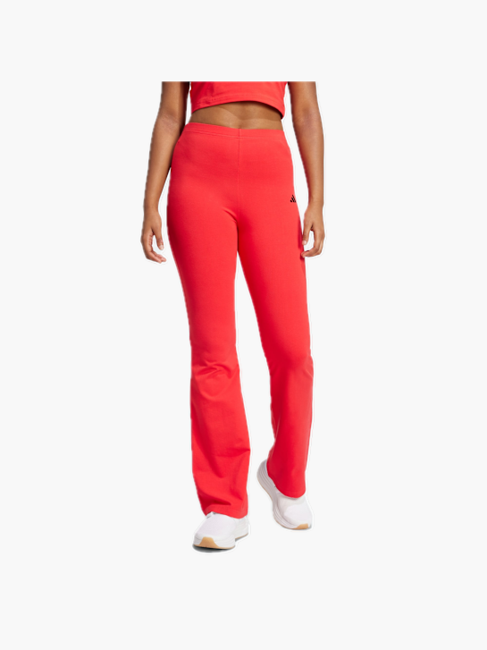 adidas Essentials Small Logo Flared Leggings Rot 132570 2