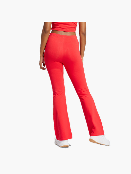 adidas Essentials Small Logo Flared Leggings Rot 132570 3