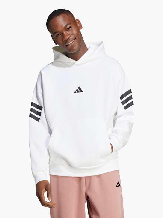 adidas Future Icons 3-Streifen Hoodie Weiß 142433 2