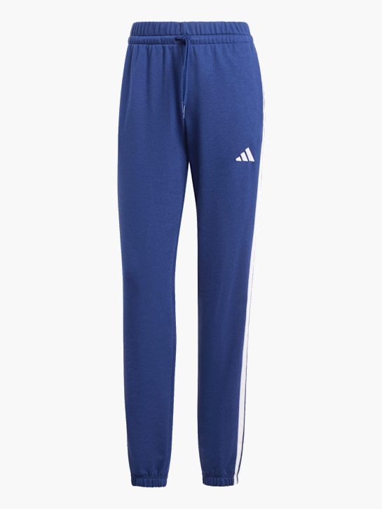 adidas Essentials 3-Streifen French Terry Cuffed Hose Blau 142751 1