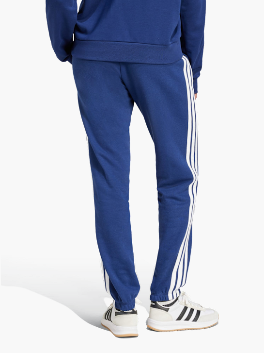 adidas Essentials 3-Streifen French Terry Cuffed Hose Blau 142751 3