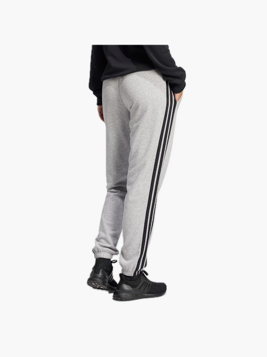 adidas Essentials 3-Streifen French Terry Cuffed Hose Grau 132579 3