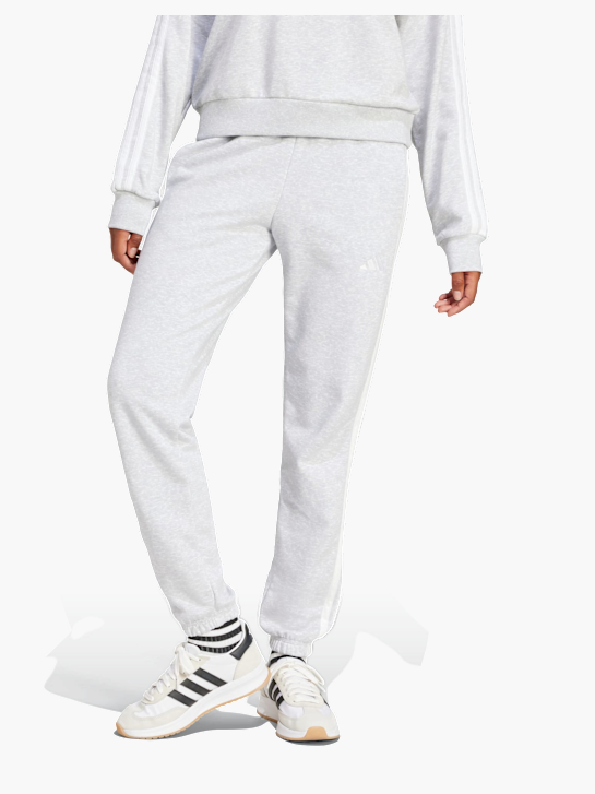 adidas Essentials 3-Streifen French Terry Cuffed Hose Grau 168876 2