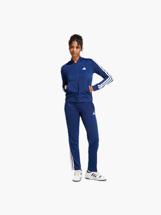 adidas Essentials 3-Streifen Trainingsanzug Blau 132671 2