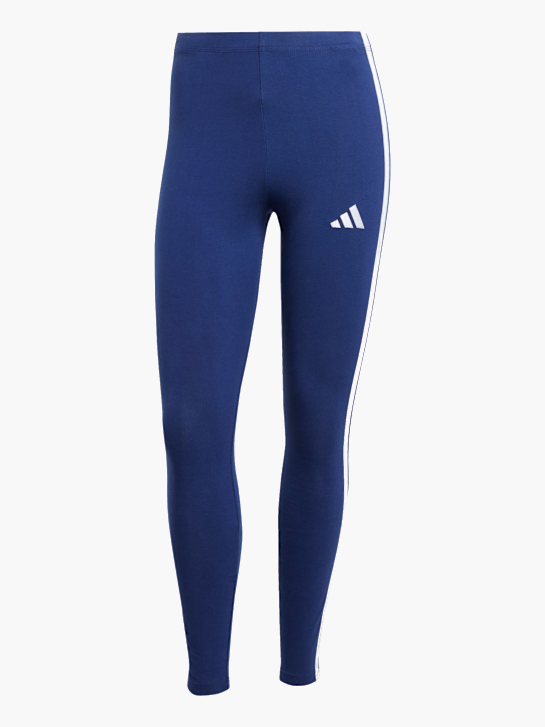 adidas Essentials 3-Streifen Cotton Leggings Blau 142754 1