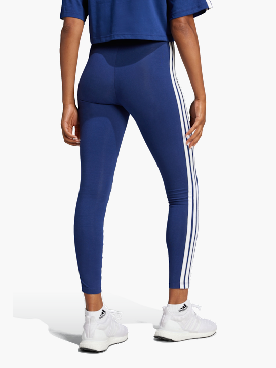adidas Essentials 3-Streifen Cotton Leggings Blau 142754 3