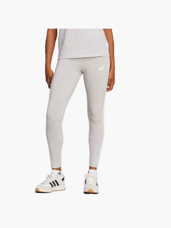 adidas Essentials 3-Streifen Cotton Leggings Grau 132584 2