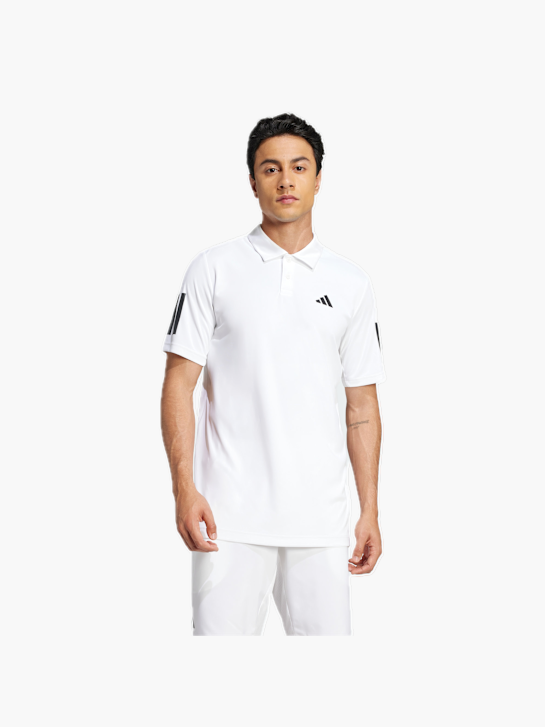 adidas Club Tennis 3-Streifen Poloshirt Weiß 132525 2