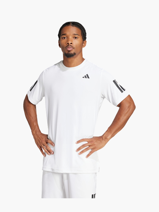 adidas Club Tennis CLIMACOOL 3-Streifen T-Shirt Weiß 142696 3