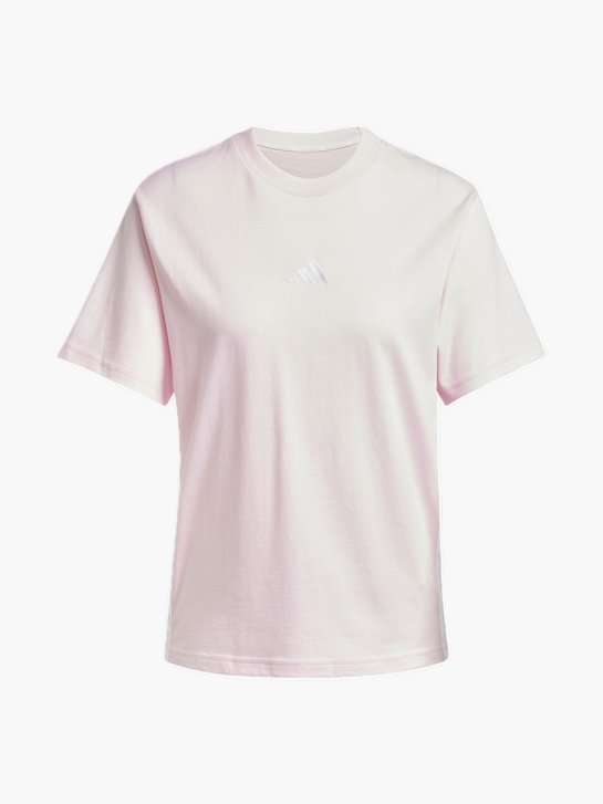 adidas Essentials 3-Streifen Cotton T-Shirt Rosa 132594 1