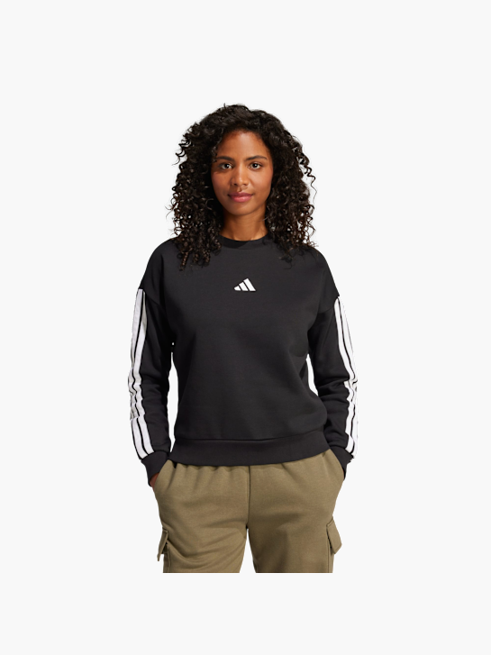 adidas Essentials 3-Streifen Sweatshirt Schwarz 156483 2