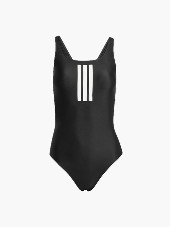 adidas 3-Streifen V-Back Badeanzug Schwarz 132529 1