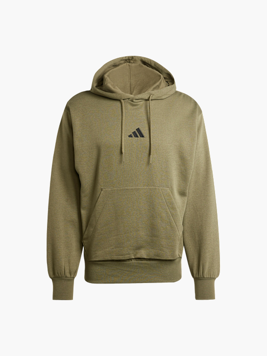adidas Essentials Feelcozy Hoodie Olive 156438 1