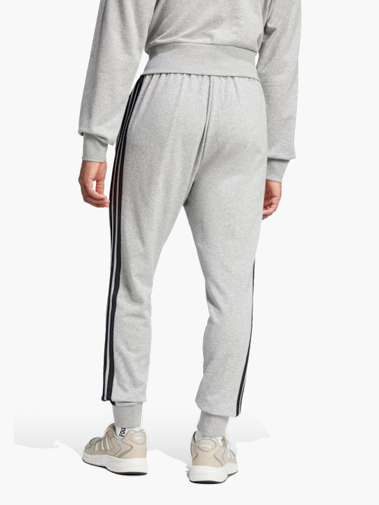 adidas Essentials 3-Streifen French Terry Hose Grau 142641 3