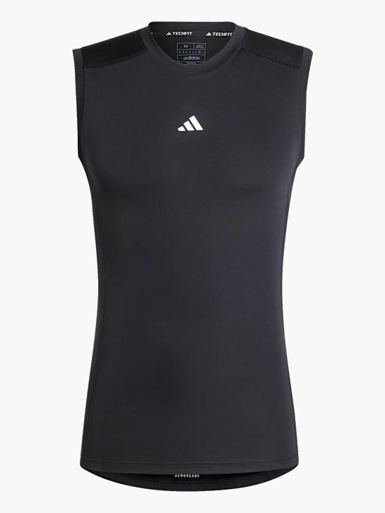 adidas TECHFIT Compression Training Sleeveless T-Shirt Schwarz 168877 1