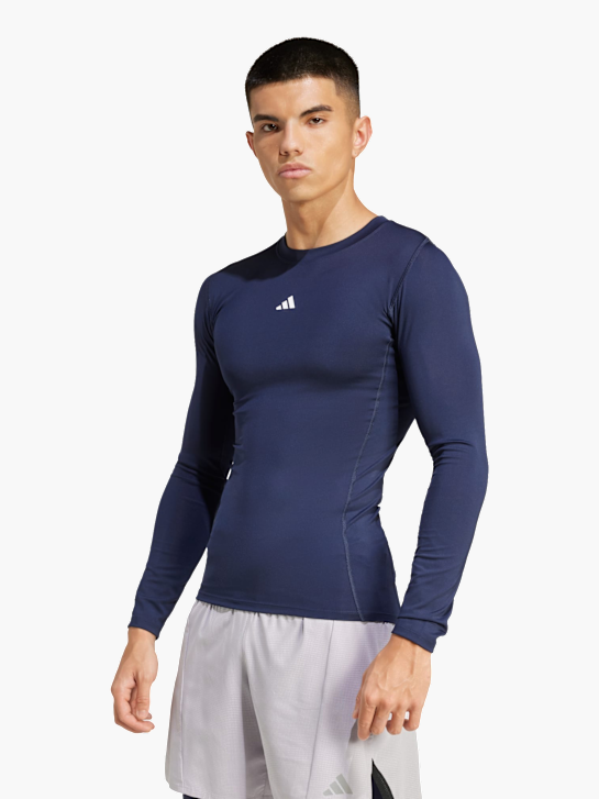 adidas TECHFIT Compression Training Longsleeve Blau 142774 2