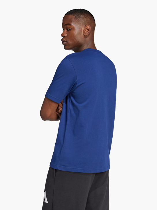 adidas Essentials Big Logo T-Shirt Blau 142474 3