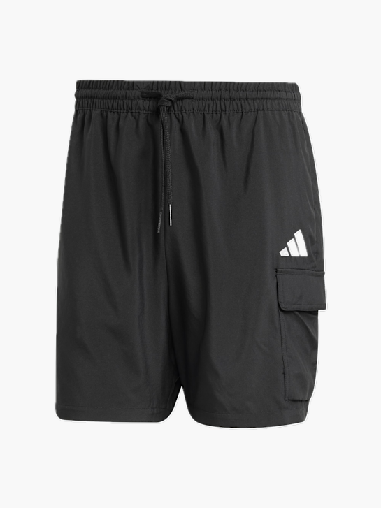 adidas Essentials Small Logo Cargo Chelsea Shorts Schwarz 132292 1