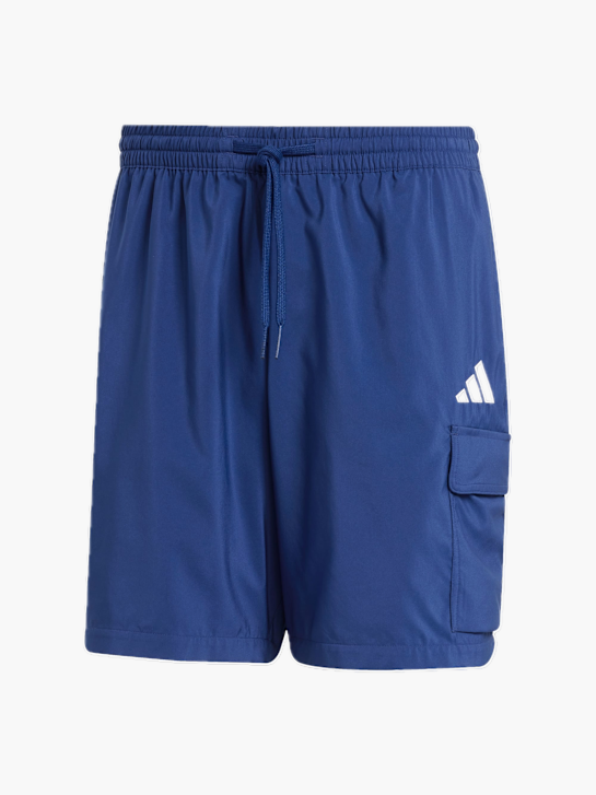 adidas Essentials Small Logo Cargo Chelsea Shorts Blau 132293 1