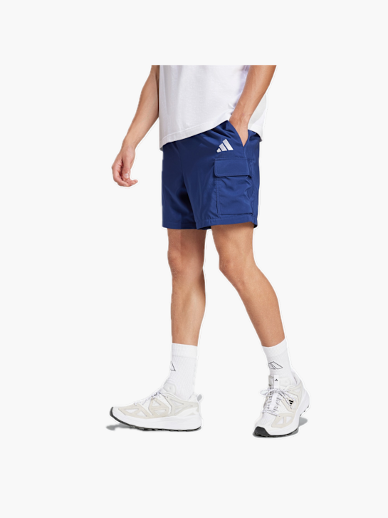 adidas Essentials Small Logo Cargo Chelsea Shorts Blau 132293 2